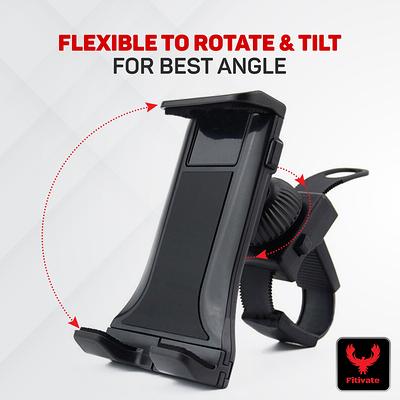 spin bike cell phone holder