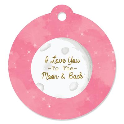Twinkle Little Star Pink Baby Shower Or Birthday Party Favor Gift Tags Set Of 20 Yahoo Shopping