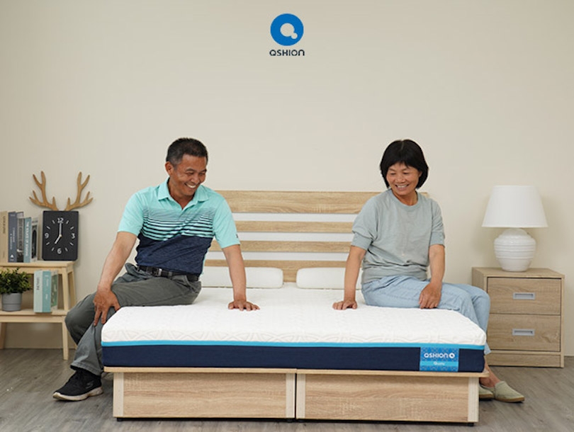 QSHION 透氣紓壓防螨雙人床墊