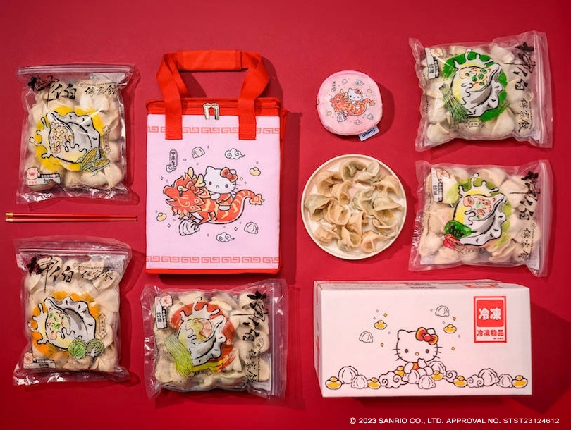 人氣禮盒免運組 Hello Kitty與五種水餃口味陪你迎新春