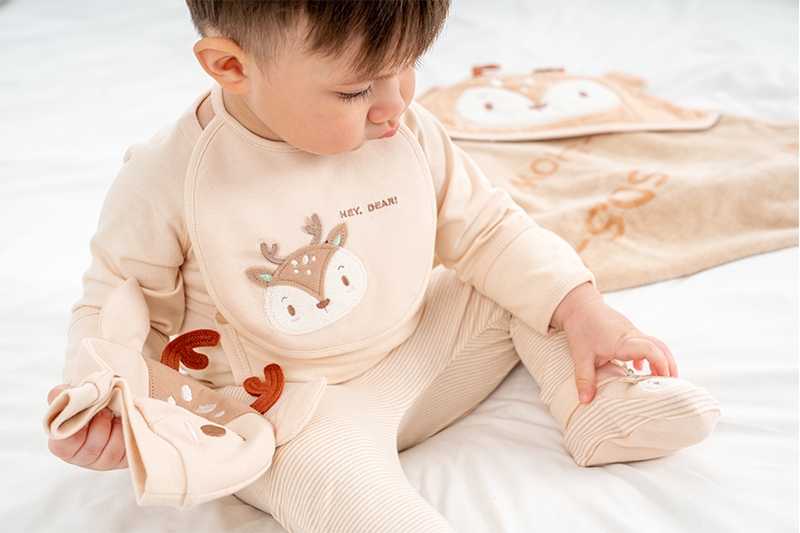 有機棉寶寶衣服，圖片由SDS－SHOW媽咪愛寶包提供