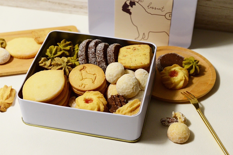 手作鐵盒餅乾，圖片由JT嘉葶甜食研製所提供