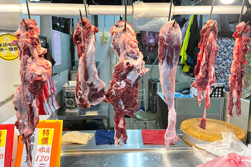 每日現切肉品售完不補