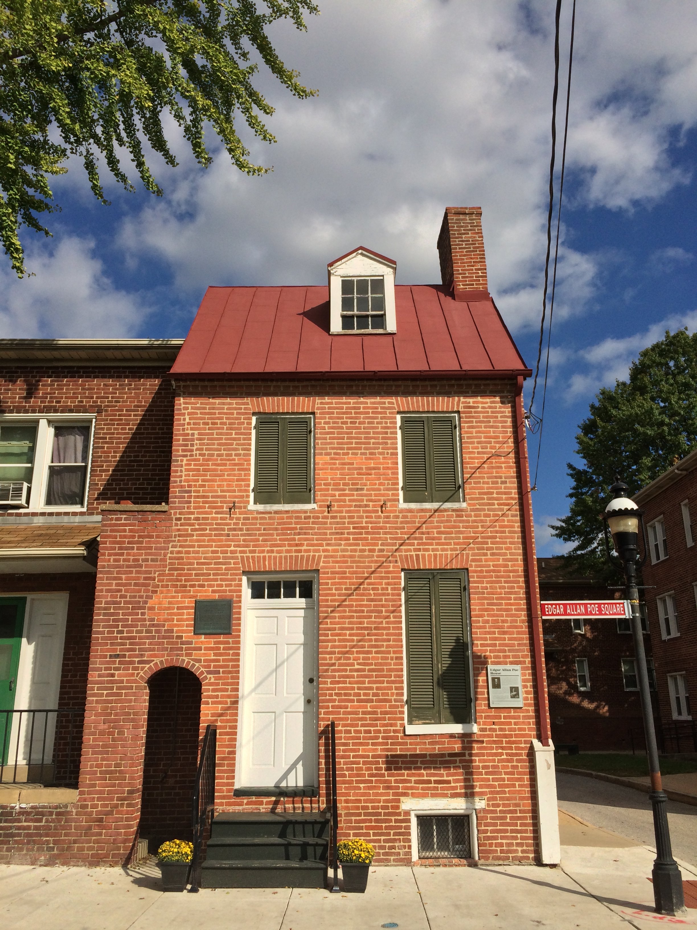 Edgar Allan Poe House And Museum In Baltimore Edgar Allan Poe House