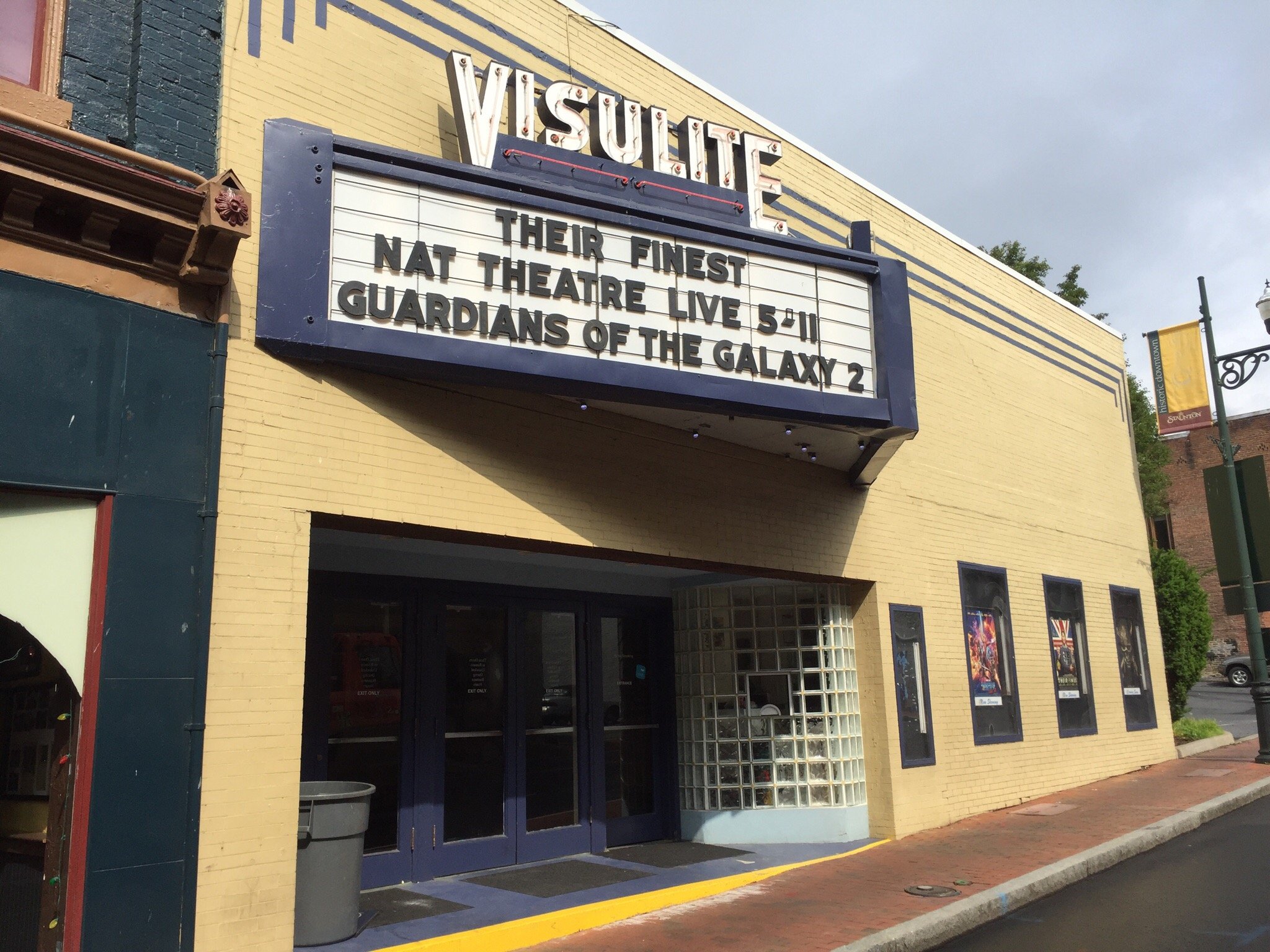 Visulite Cinema in Staunton Visulite Cinema 12 N Augusta St, Staunton