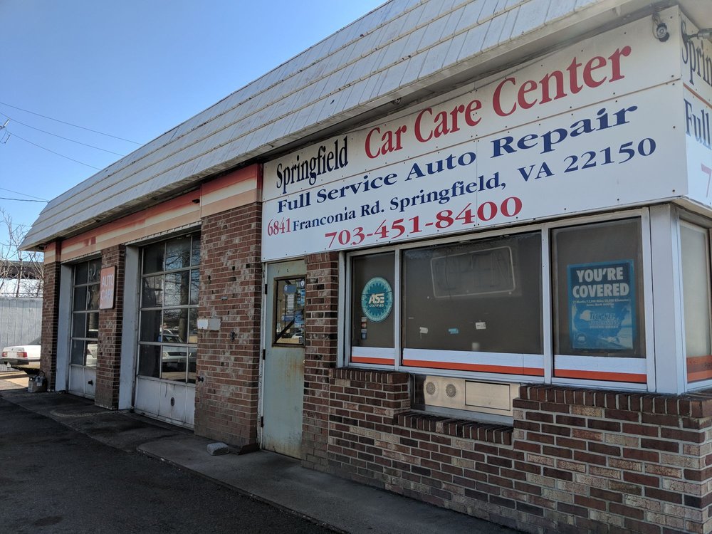 Springfield Car Care Center in Springfield Springfield Car Care Center 6841 Franconia Rd