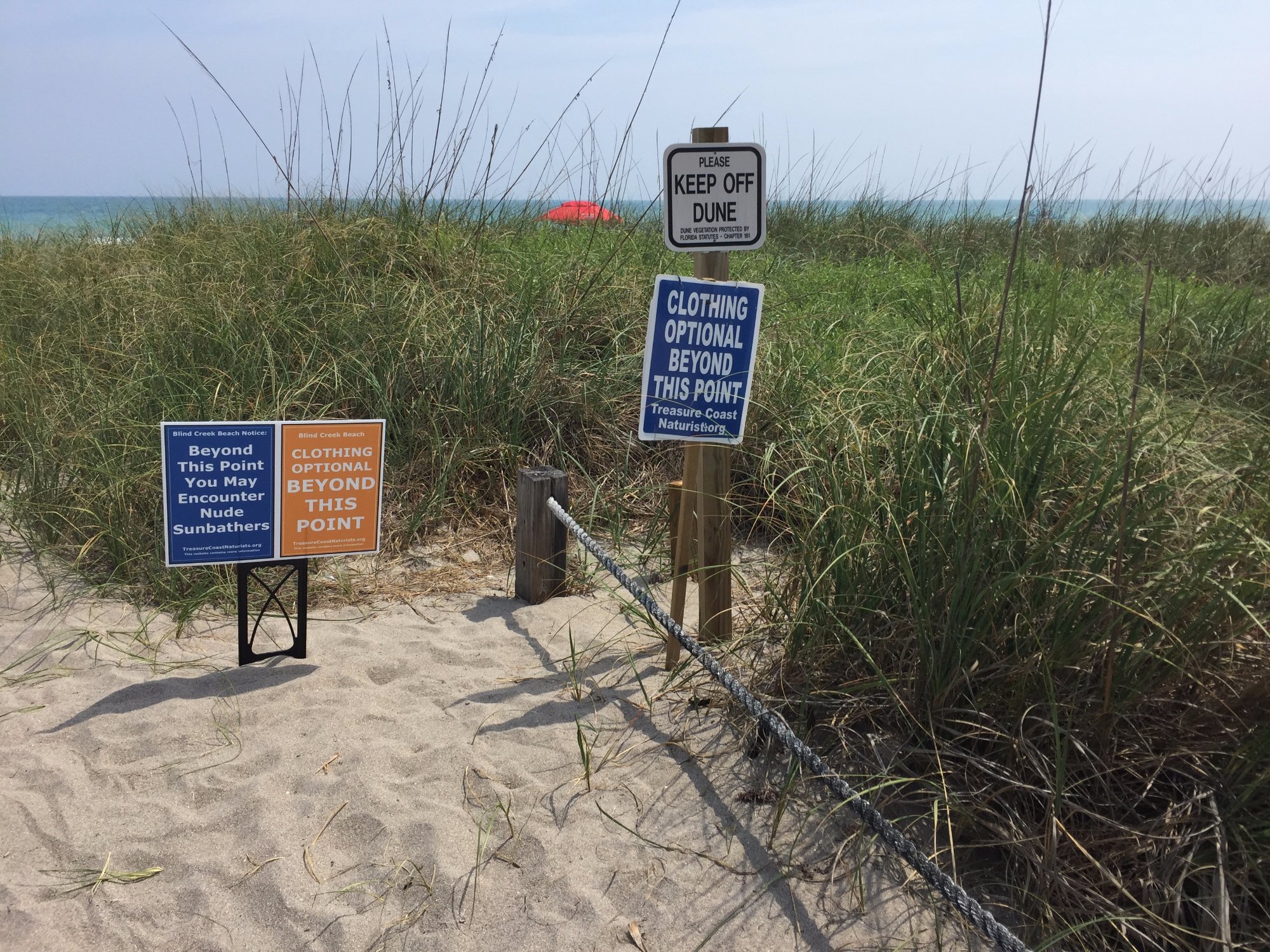 Blind creek beach map