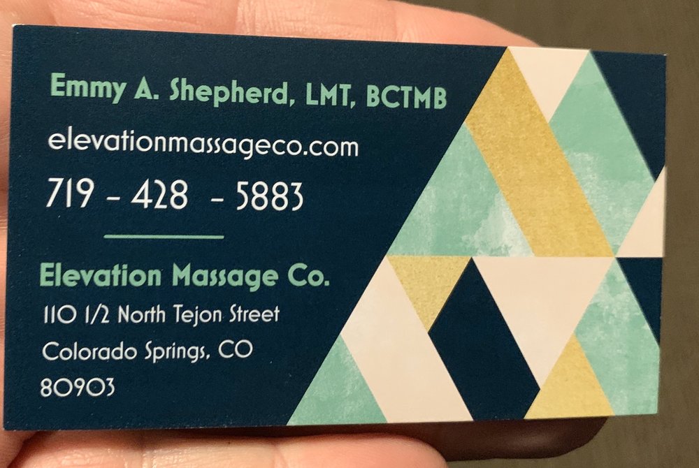 Elevation Massage In Colorado Springs Elevation Massage 110 N Tejon