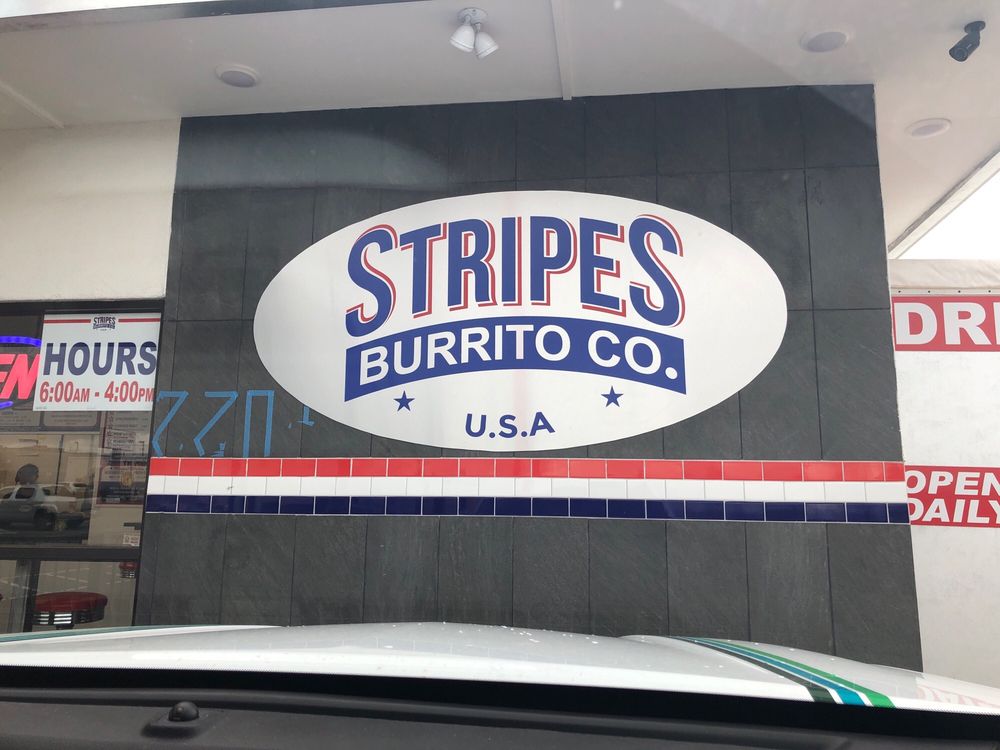 stripes burrito menu