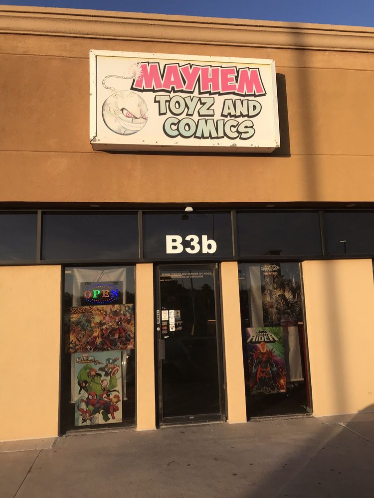 Mayhem Toyz & Comics in El Paso Mayhem Toyz & Comics