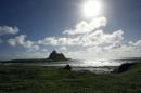 Vista parcial de la isla de Fernando de Noronha el 6 de junio de 2009