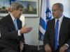 Le secrétaire d'Etat américain John Kerry (g) et le Premier ministre israélien Benjamin Netanyahu, le 22 octobre 2015 à Berlin