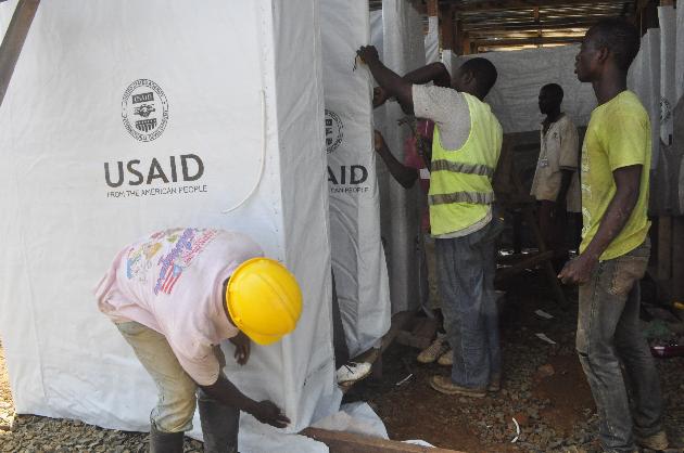 A new treatment centre is being constructed in Monrovia, Liberia to cope with the Ebola outbreak