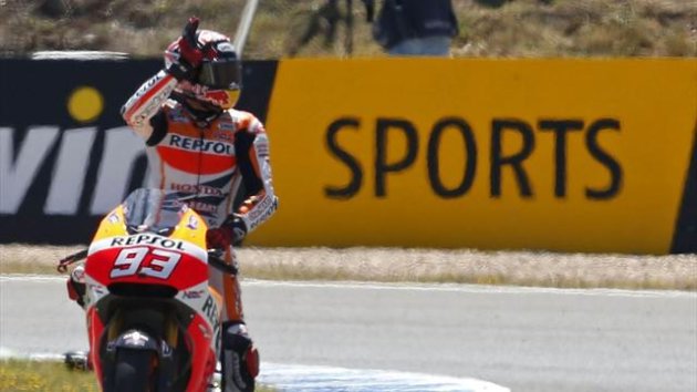 Marc Márquez en el GP de Jerez