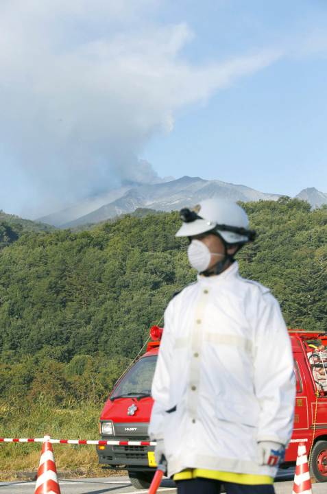 Erupción del monte Ontake