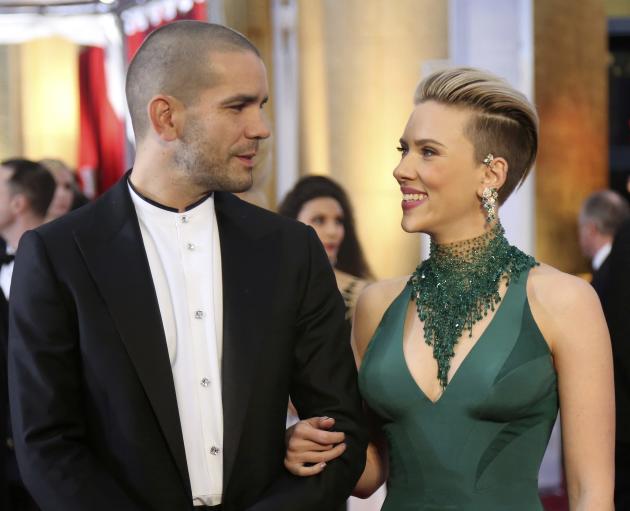 Scarlett Johansson y Romain Dauriac