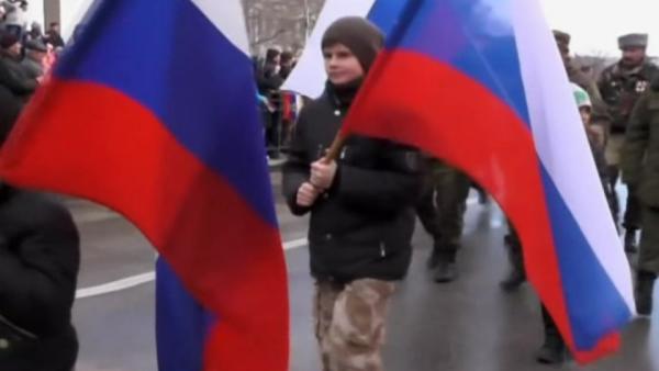 Russians celebrate first anniversary of Crimea annexation