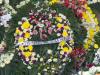 Des couronnes de fleurs portant notamment la mention "Tu étais mon espoir" sur la tombe de Gisela Mota, maire nouvellement élue de Temixco assassinée par des hommes armés, au cimetière de la ville, au Mexique, le 4 janvier 2016