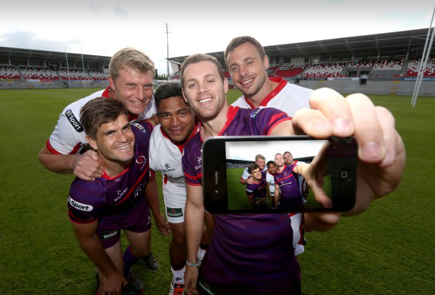 Ulster have gone for a unique purple away kit this season