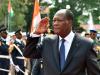 Le président ivoirien Alassane Ouattara, lors d'une cérémonie marquant le 55e anniversaire de l'Indépendance, à Abidjan le 7 août 2015