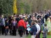 Marche silencieuse en soutien aux enfants victimes de viols présumés, commis par le directeur d'une école primaire de la ville, le 28 mars 2015 à Villefontaine (Isère)