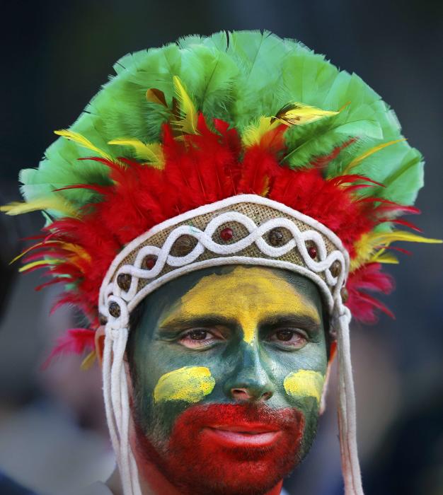 A Portugal fan seen before match against Poland in Marseille - EURO 2016