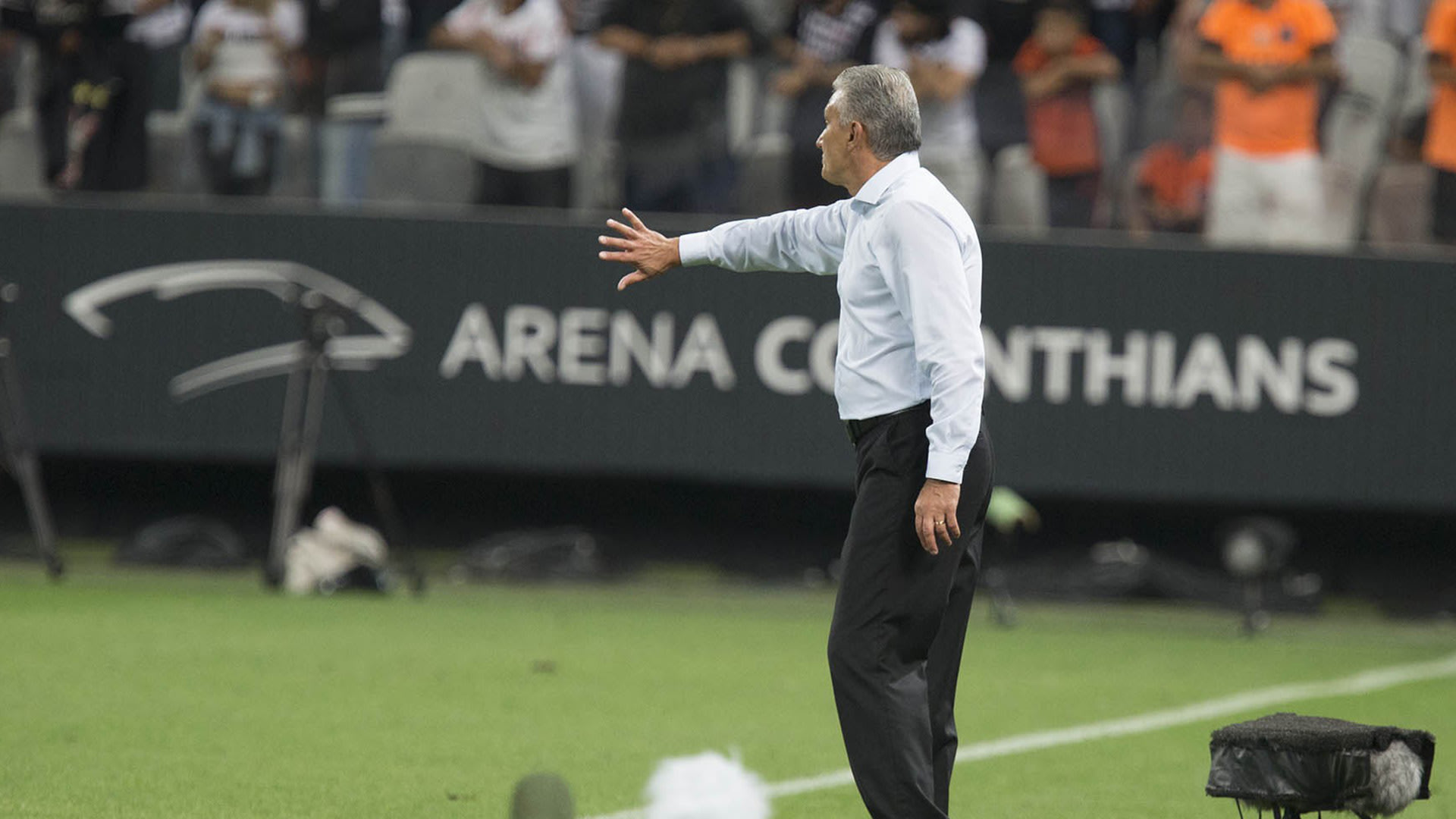 Tite Corinthians Ponte Preta Paulista 03302016