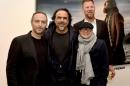 Emmanuel Lubezki, Alejandro González Iñárritu, Kimberley French y decorator Hamish Purdy el 25 de febrero de 2016 en Los Angeles