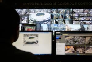 A security personnel monitors the screens of the Command&nbsp;&hellip;