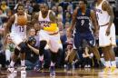 El alero estadounidense LeBron James, de los Cleveland Cavaliers, durante un partido contra los Memphis Grizzlies, donde cayeron los 'Cavs', en el Quicken Loans Arena, el 7 de marzo de 2016 en Cleveland, Ohio (EEUU)