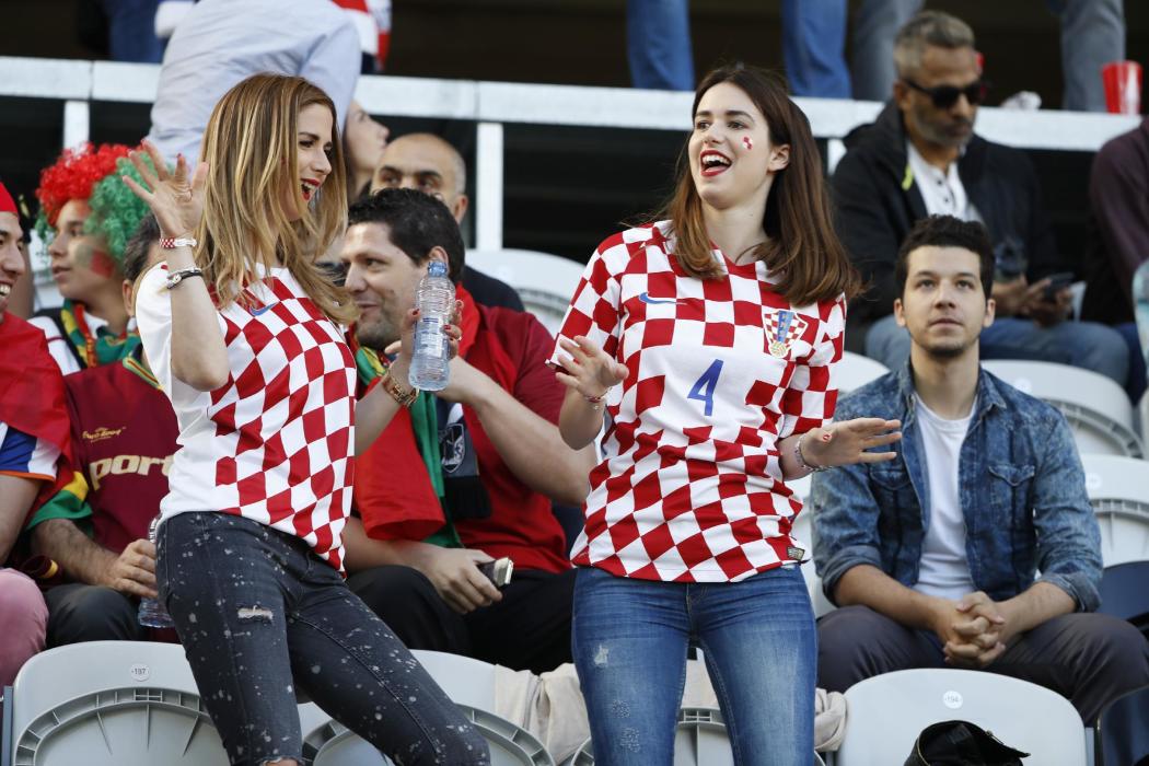 Croatia fans before the game