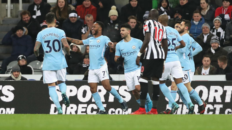 Newcastle United 0 Manchester City 1: Sterling sends leaders 15 points clear