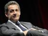 Le chef de l'opposition Nicolas Sarkozy avant une réunion politique le 22 avril 2015 à Nice