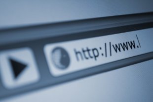 Closeup of Computer Screen With Address Bar of Web Browser / Shutterstock