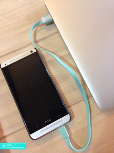【電獺少女】『鄉民有品』30cm Micro USB智慧型手機傳輸充電線