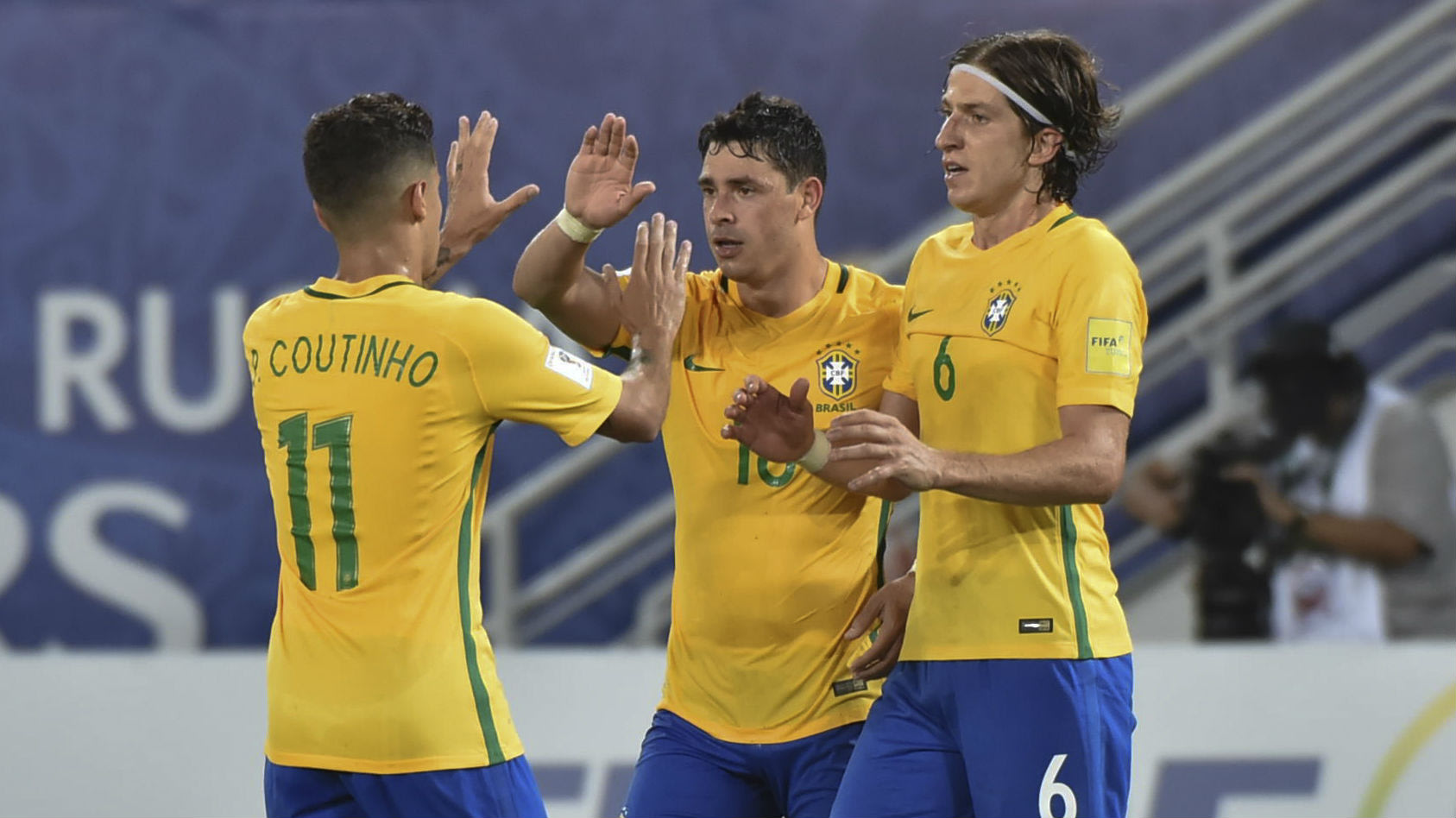 Coutinho, Giuliano Filipe LuÃ­s Brasil vs Bolivia EliminatÃ³rias 2018 07 10 2016