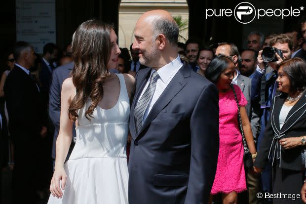 Pierre Moscovici s'est marié: images de joie avec sa femme Anne-Michelle Bastéri