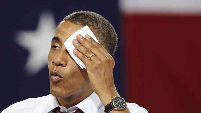 Image result for obama wiping forehead