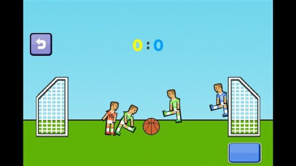 《Soccer Jumper》可两人对踢的足球小游戏! 