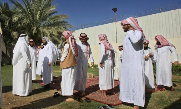 Inmates at the Prince Mohammed bin Naif Counseling Center in Jeddah are seen in this file photo