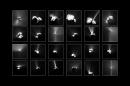 Photo fournie par l'ESA, le 23 septembre 2016 montrant différents clichés pris sur la comète Tchouri, lors de la mission Rosetta entre juillet et sept...<br /><br />Source : <a href=