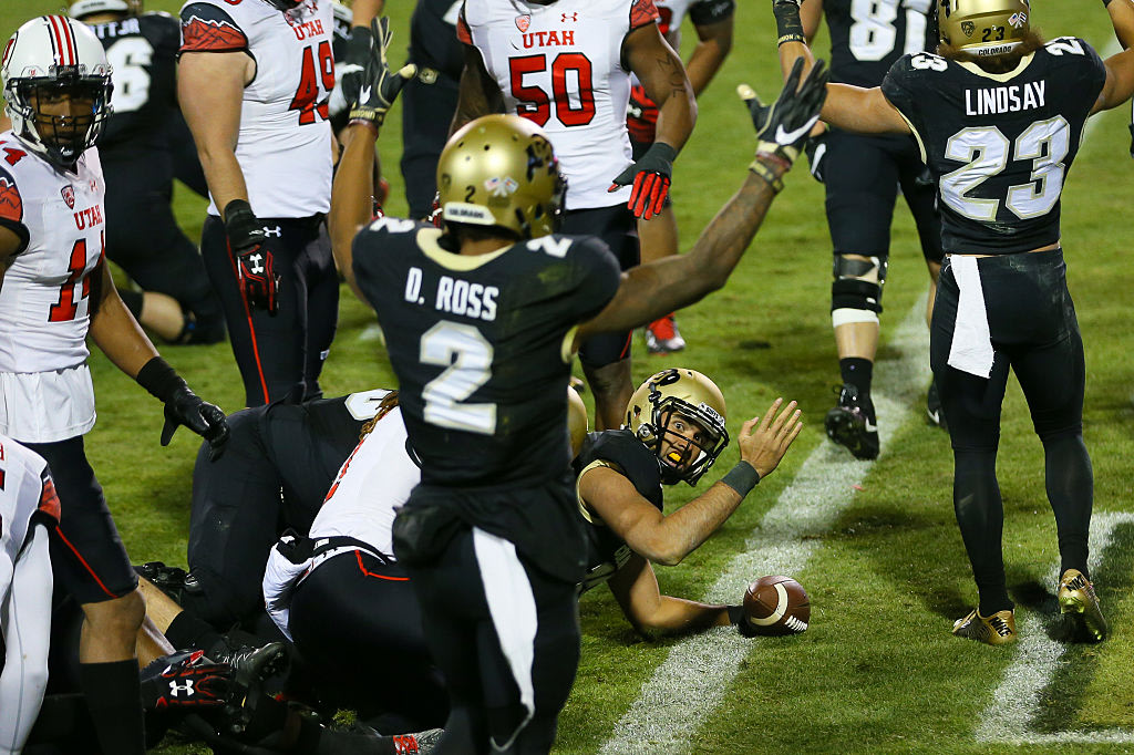 Image result for Colorado beats Utah 27-22 to claim first Pac-12 South title