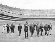 La construcción de foro inició en agosto de 1962 y su inauguración fue cuatro años después con el partido entre el local América y el visitante Torino, de Italia. Foto: Archivo Excélsior