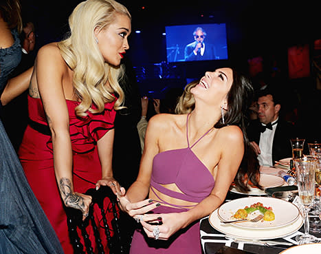 Kendall Jenner Gabs, Giggles With Rob Kardashian&#39;s Ex Rita Ora at Cannes Film Festival 2015: Photos