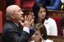 Le ministre du Budget, Michel Sapin à l'Assemblée Nationale,le 11 juin 2014