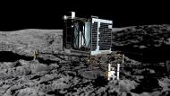 Imagem de Philae em cometa