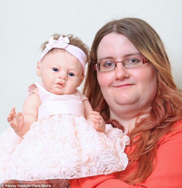 Kerrie began collecting the dolls after a miscarriage left her at rock bottom