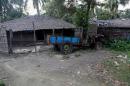 A Rohingya abandoned house is seen at U Shey Kya   village outside Maungdaw in Rakhine state