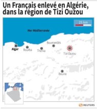 UN FRANÇAIS ENLEVÉ EN ALGÉRIE, DANS LA RÉGION DE TIZI OUZOU