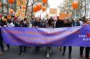 Manifestation à Paris pour dire non à la violence contre les femmes